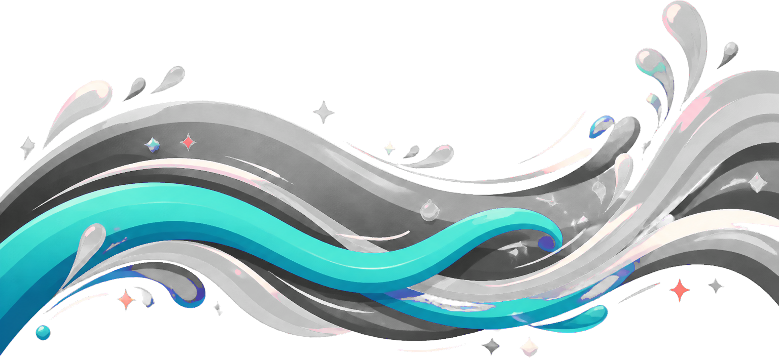 Bravo Zulu decorative wave treatment